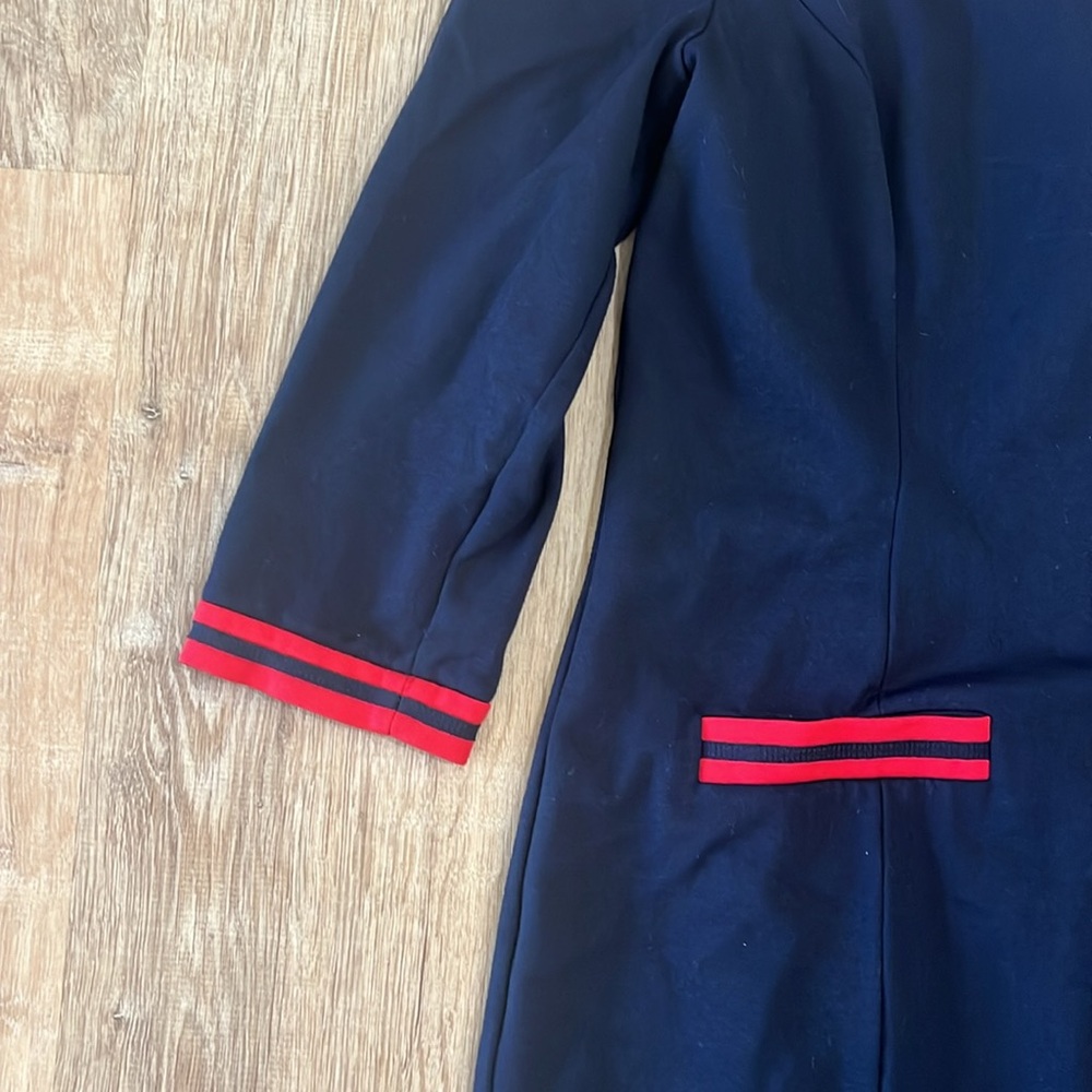 Talbots | Ponte Navy Shift Dress - Picture 3 of 6